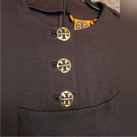 Tory Burch Wool Blend Mini Dress in Brown - Size XS - Picture 10 of 13